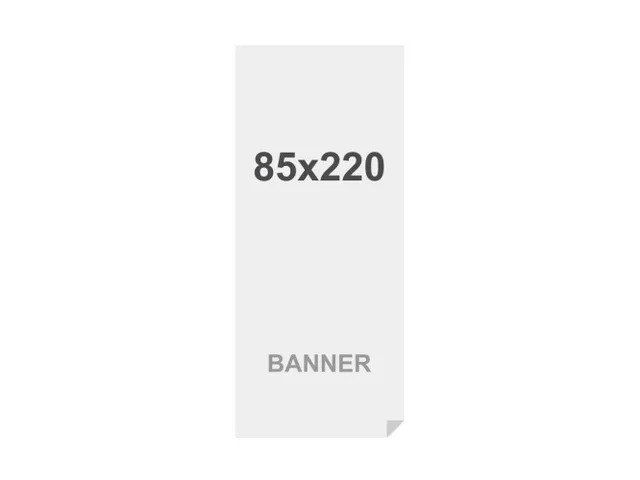 Print voor Banner 85x220cm Symbio 510g/m² PVC Mat Oppervlak