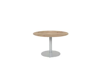 Linesto vergadertafel 120cm rond honey castello 25mm alu - 1