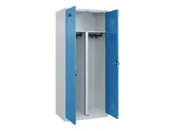 PBM-locker,HxBxD 1850x800x500mm,2vak,vak B 400mm,draaigrendel