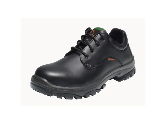 Emma Tom O2 veiligheidsschoenen laag zwart leder unisex maat 44