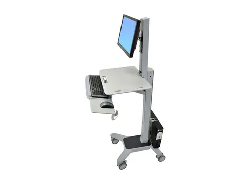 Werkstation 27 Inch Verrijdbaar Workfit-c Sit-stand Lcd Zwart