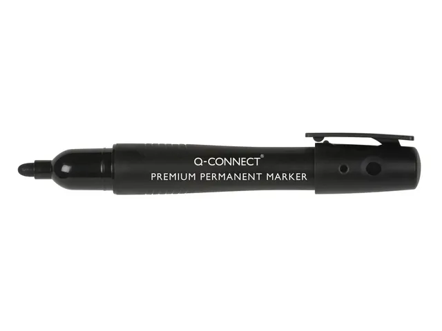 Premium permanent marker, 3 mm, ronde punt, zwart