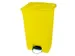 Afvalbak 90 liter HxBxD 820x412x500mm PP geel