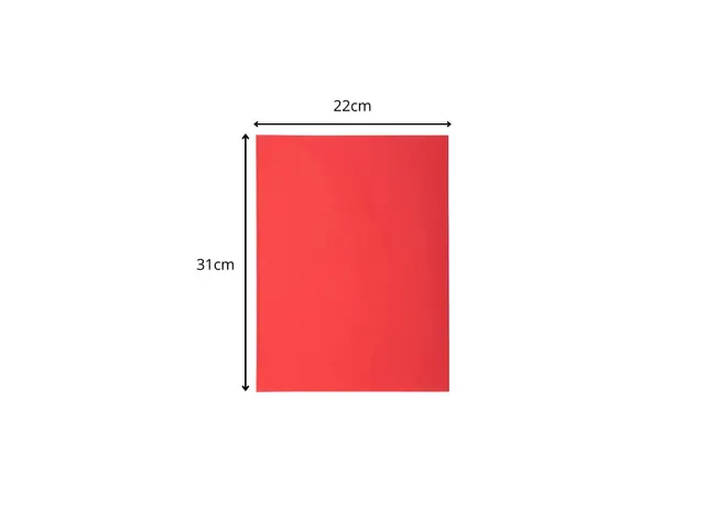 Inlegmap SUPER 60 22x31cm Rood 250 Stuks