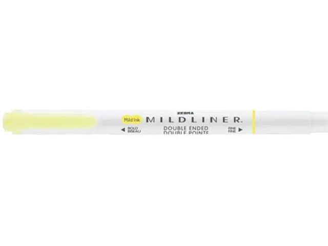 MILDLINER markeerstift geel dubbele punt