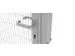 Draaideur Veiligheidshek 1000mm Smart Fix Cilinderslot 1400 Mm