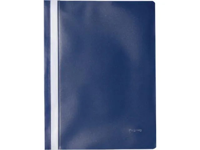 snelhechtmap ft A4 PP donkerblauw, pak van 25 stuks