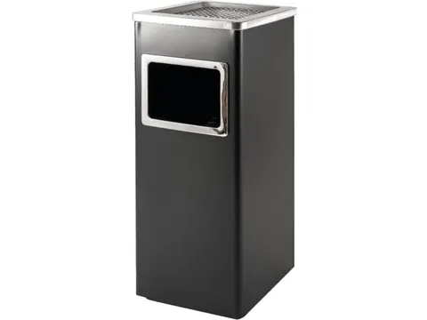 BRASQ Asbak met Afvalbak AT600 Zwart 16 Liter
