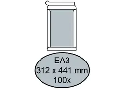 Envelop Quantore Bordrug Ea3 312X441Mm 120Gr Wit Zelfklevend