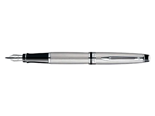 Vulpen Waterman Expert Stainless Steel CT Medium Blauwe inkt
