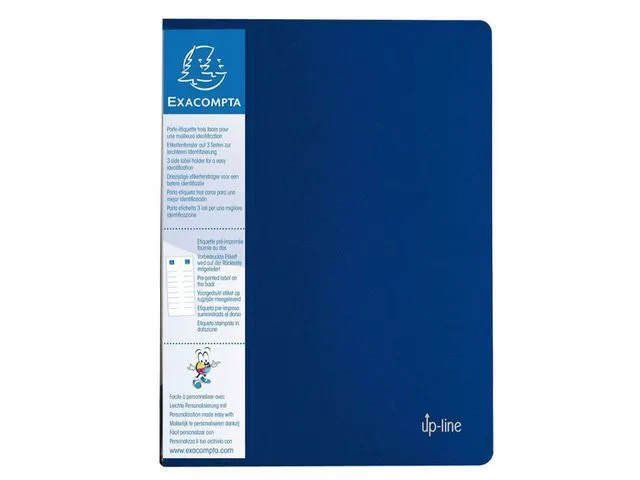Showalbum UP-LINE P P 40 tas A4 blauw