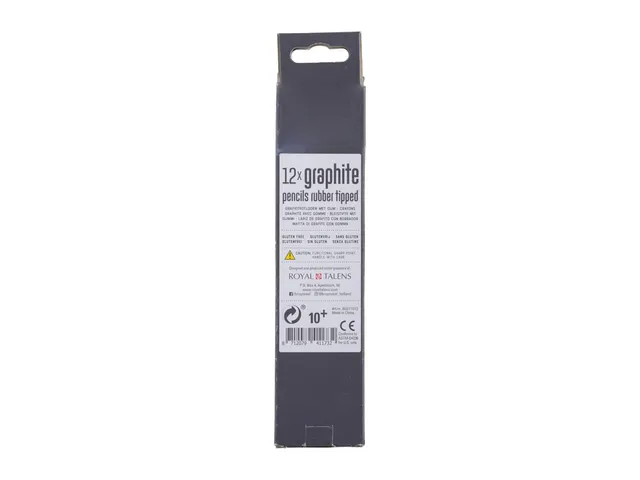Crayon graphite graphite Bruynzeel Teens HB avec embout gomme set 12 p