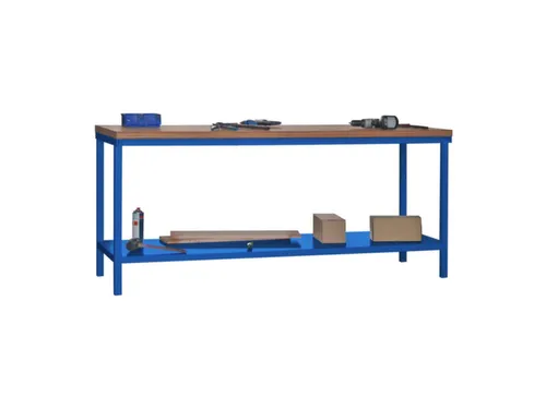 werkbank,HxBxD 900x2000x700mm,multiplexblad,onderstel/romp RAL5010