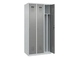 locker voor scheiding van kleding,HxBxD 1850x900x500mm,3vak