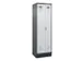 armoire vestiaire noir et blanc,HxlxP 1950x600x500mm,2compart.