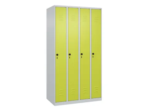 locker,HxBxD 1850x1000x500mm,4vak,vak B 250mm,draaigrendel