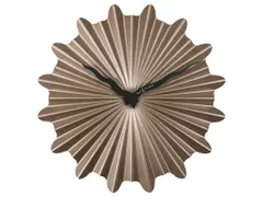 Metalen wandklok - 40cm - Stille klok - Bruin - Metaal - NeXtime "Sunn