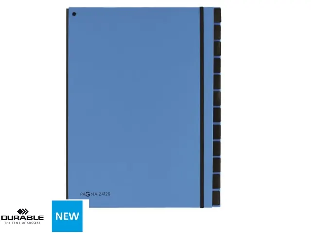 Sorteermap Pagna Trend 12 vaks A4 Pp Lichtblauw