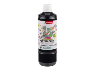 Plakkaatverf Bruynzeel zwart fles à 500ml - 2