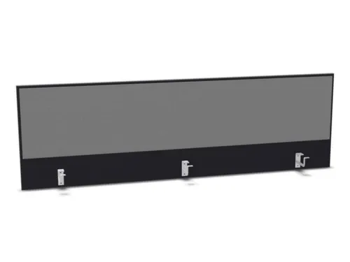 opzetpaneel,v. bureau,aanbouw achter,B 1800mm,CC-zwart,BN8078-grijs