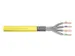 Cat 7A S/FTP installatiekabel 1500 MHz Dca AWG 22/1 100m ring SX Geel