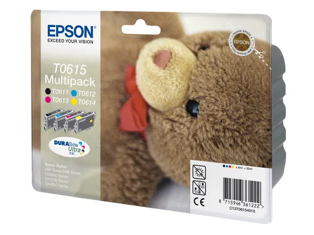 Multipack 4-kleur T0615 DURABrite Ultra Ink