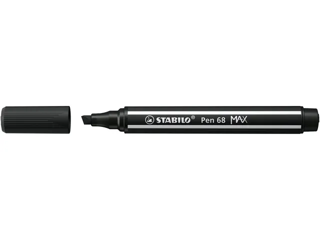 Viltstift STABILO Pen 68/46 Max zwart