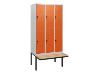 Dubbeldekse dekenkist,HxBxD 1950x900x815mm,3x2vak.,vak B 300mm - 1