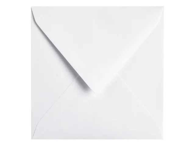 Envelop Papicolor 140x140mm Kraft wit Gegomd