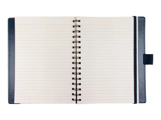 Notitieboek Multo Hannibal A5 roomwit papier 55 vel 120 grams blauw ku
