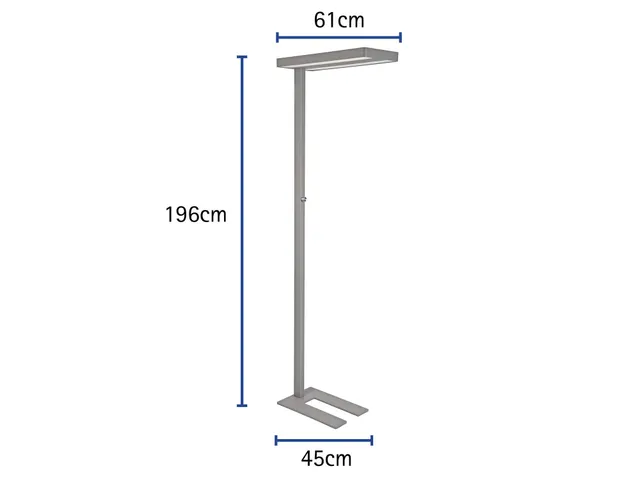 Lampadaire MAULjaval intensité réglable 195cm alu