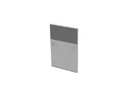 baliepaneel bureau aanbouw rechts MP-lichtgrijs BN8078-grijs 800mm