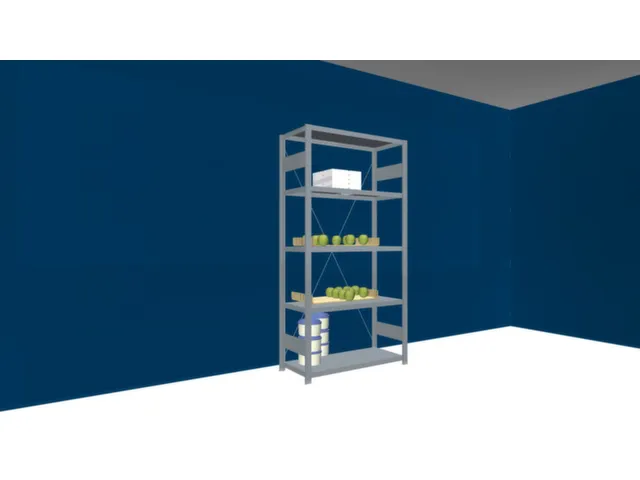 Rayonnage En Acier Sans Boulons élément De Départ H x l x p 200