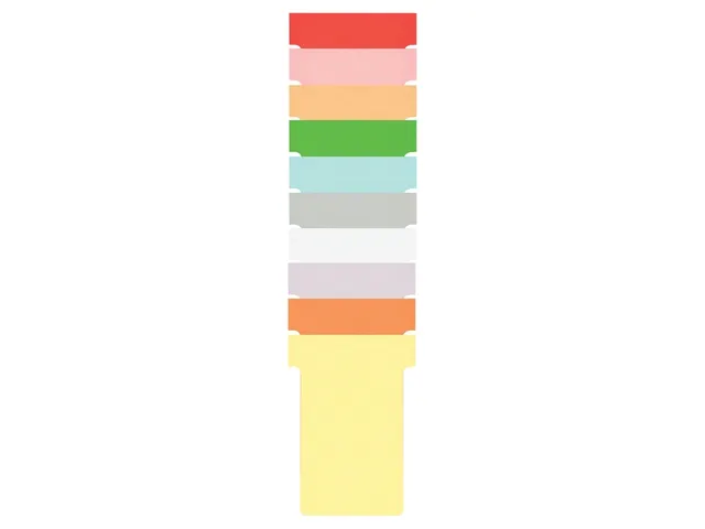 Planbord T-kaart Nobo nr 2 48mm geel