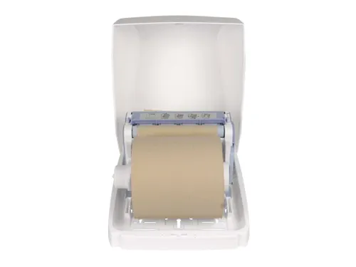 Handdoekdispenser papieren rol MAULcare Autocut Wit