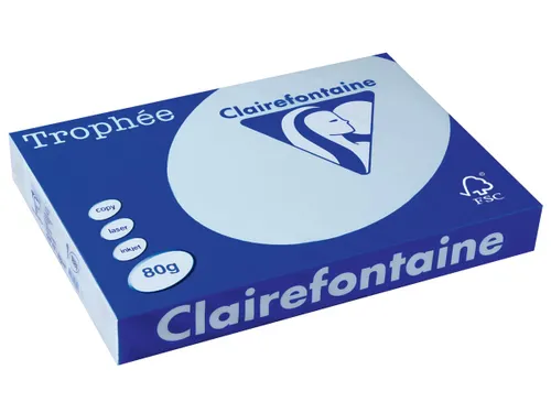 Trophée Pastel gekleurd papier A3 80 gram 500 vel Azuurblauw