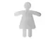 Pictogram Pico Symbool WC Dames RVS