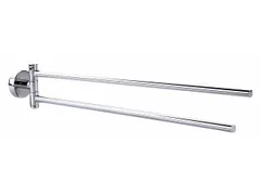 Handdoekhouder Tesa Smooz 40317 Chroom zelfklevend met 2 armen