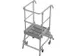 escalier mobile,roulant,estrade H 0,75m,3marches a. revêtement R13,al