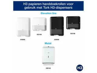 Tork 100278 Handdoek Premium H3 Z-vouw Extra Soft 2-laags 3000 stuks - 3