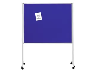 Multiboard mobile XL Met Blauw Prikbord 120x150cm - 3