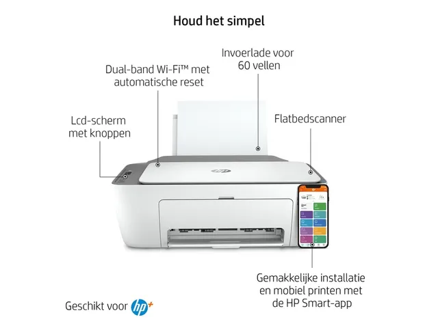 Multifunctional inktjet HP Deskjet 2720E