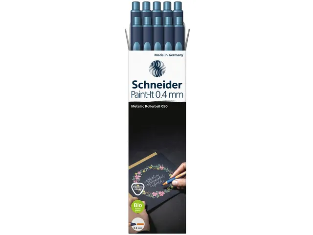 Le roller métallique Paint-It 050 0.4mm métallique polar bleu