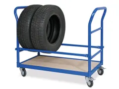 bandenwagen,draagverm. 100kg,1etages,laadvl. L 940mm