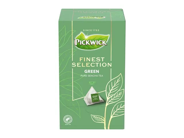 Thee Pickwick Finest Selection green tea 25 zakjes à 2 gram