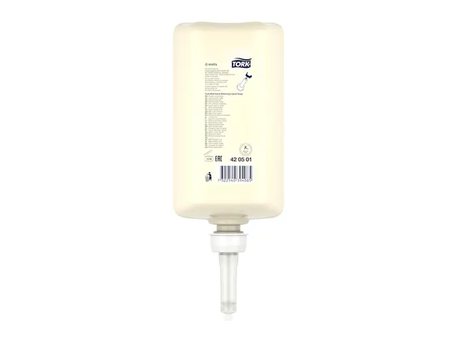 Handzeep Tork S1 vloeibaar mild geparfurmeerd parelwit 1000ml 420501