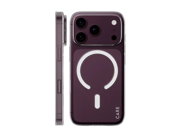 PanzerGlass CARE by SL1M Case Transparent w. MagSafe iPhone 2026