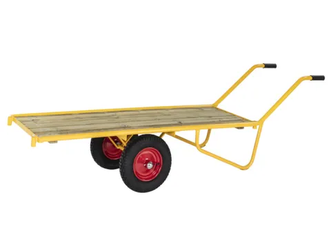 Chariot remorque 775x2326x615mm charge 250kg jaune
