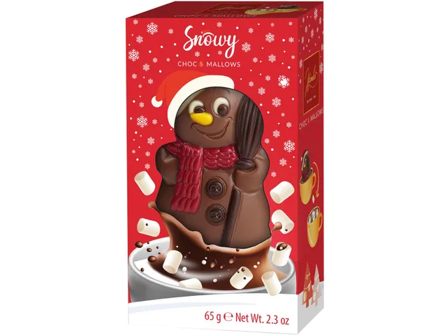 Hamlet Chocolade Sneeuwman smeltchocolade met mallows 65 g