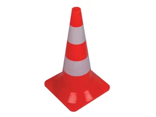 Afbakeningskegel 50cm Rood Wit
